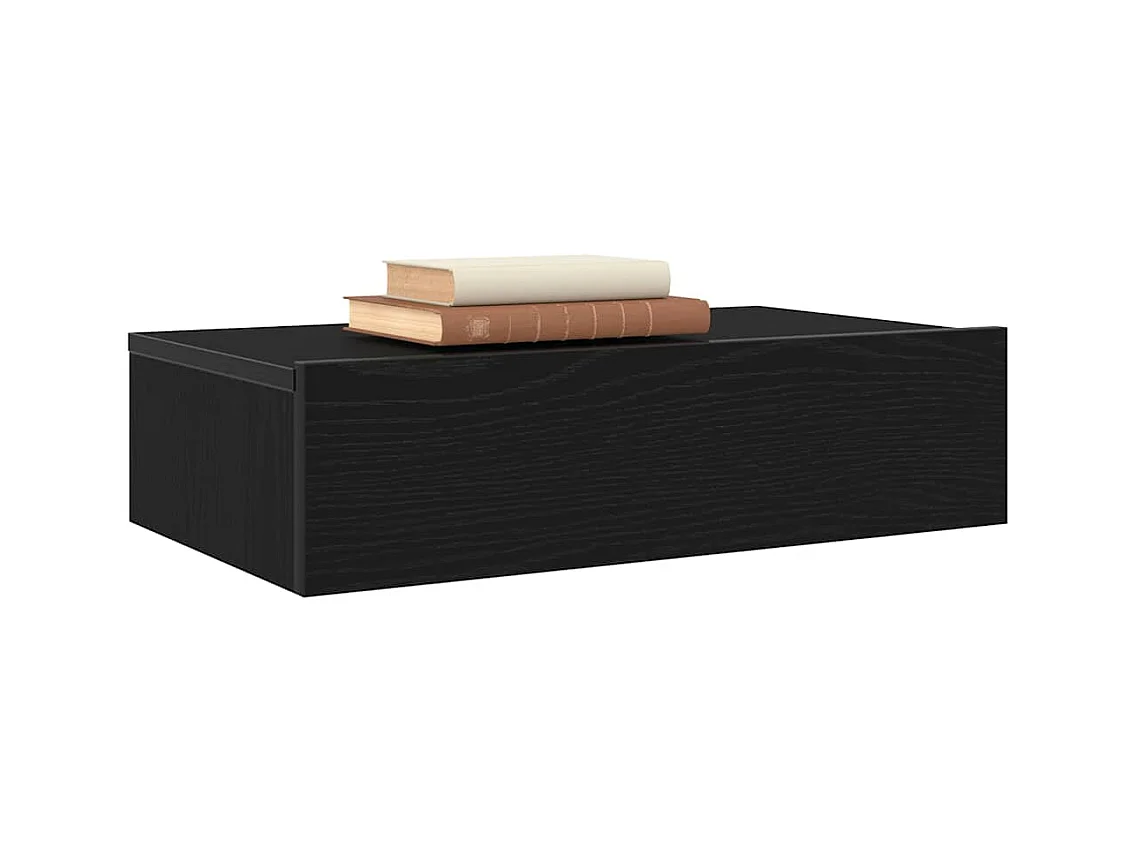Muebles de TV | Gabinetes de TV |  Muebles de salón con luces LED (2 unidades), roble negro, 60 x 35 x 15,5 cm
