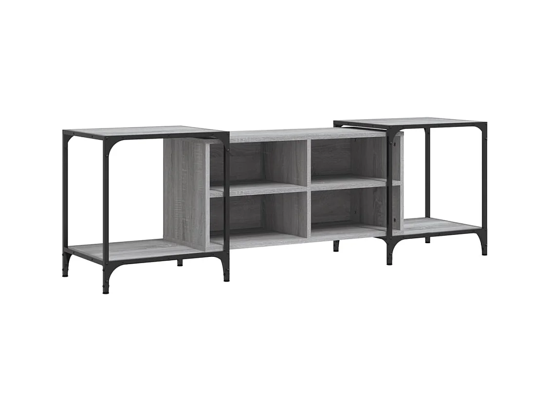 Mueble de TV | Mueble de salón madera de ingeniería gris Sonoma 153x37x50 cm