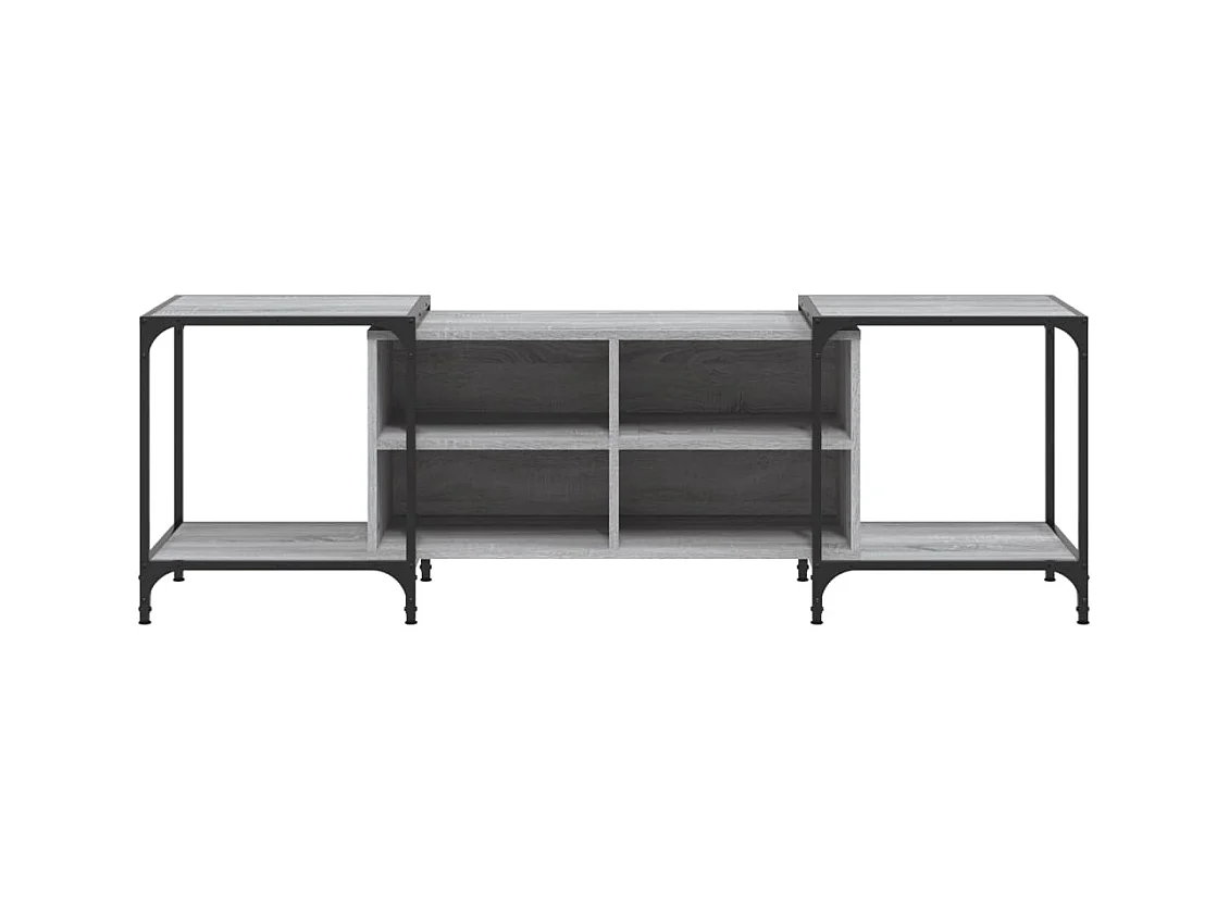 Mueble de TV | Mueble de salón madera de ingeniería gris Sonoma 153x37x50 cm