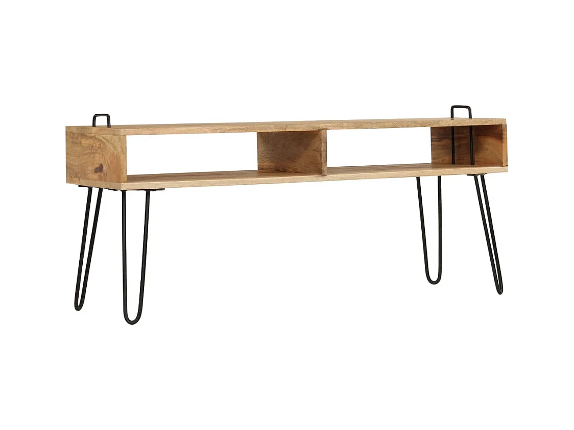Mueble para TV  | Gabinete de TV |  Mueble de salón madera maciza de mango 110x35x45 cm