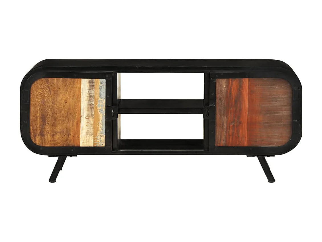 Meuble TV | Banc TV | Armoire TV 110x30x45 cm Bois de récupération massif