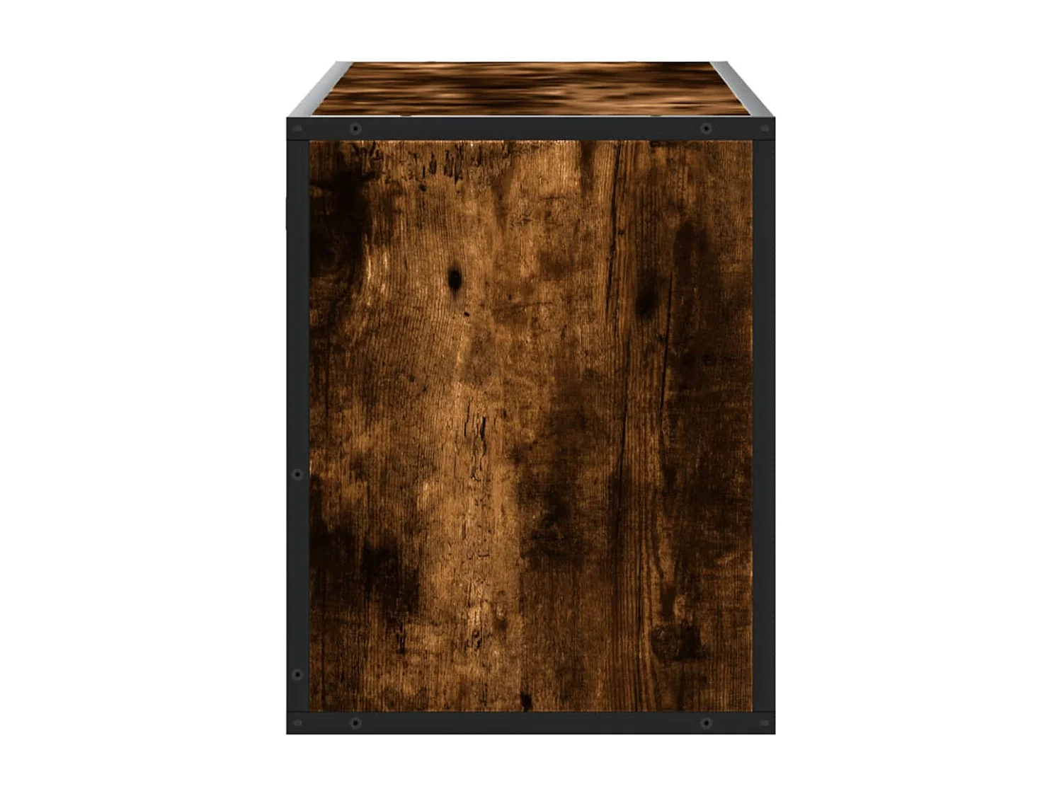 Tv-meubel | Tv-Bank | TV-kast100x31x39,5 cm bewerkt hout metaal gerookt eikenkleur