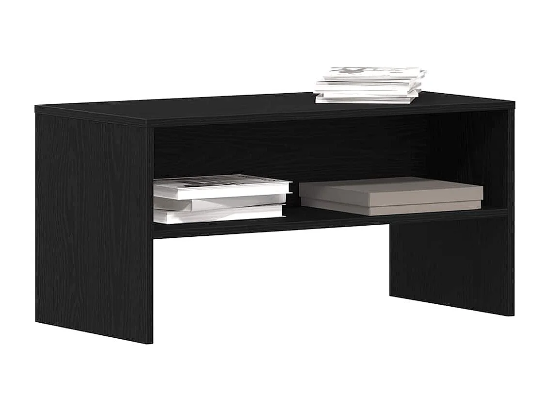 Mueble de TV | Mueble de salón madera de ingeniería roble negro 80x40x40 cm