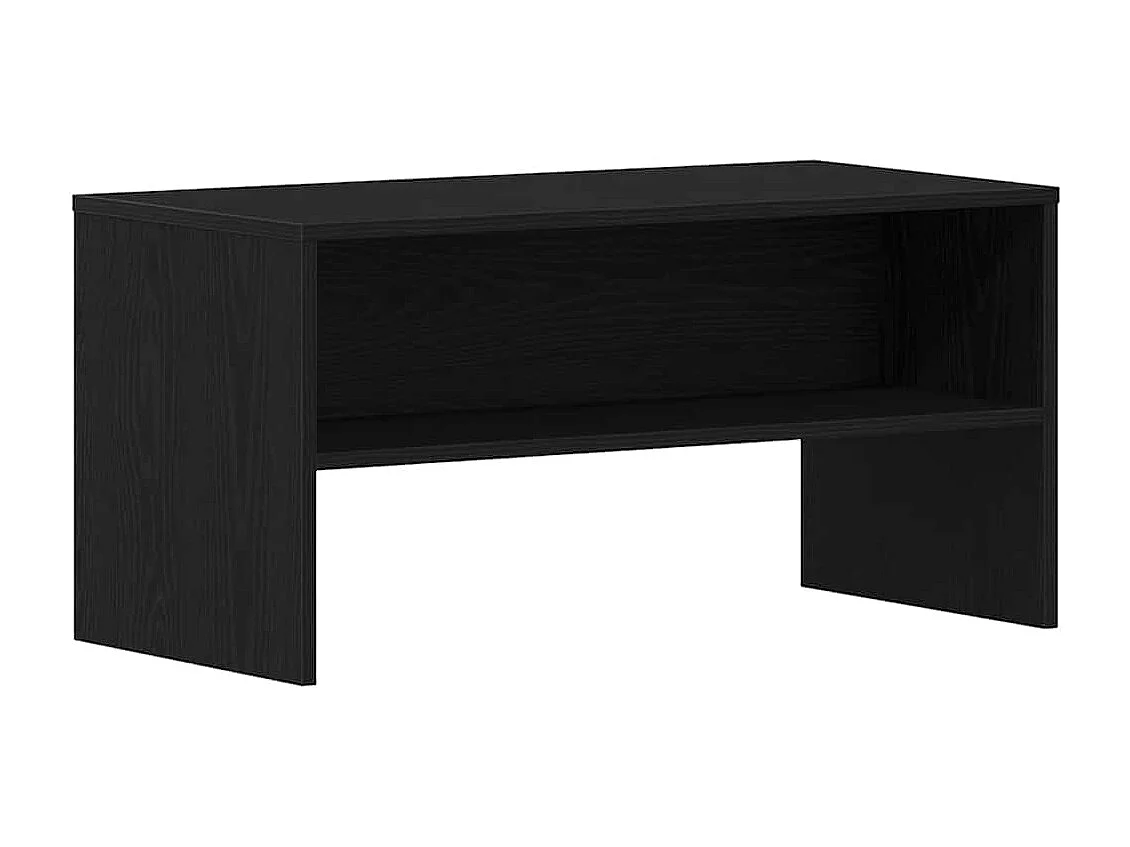 Meuble TV | Banc TV | Armoire TV chêne noir 80x40x40 cm bois d'ingénierie