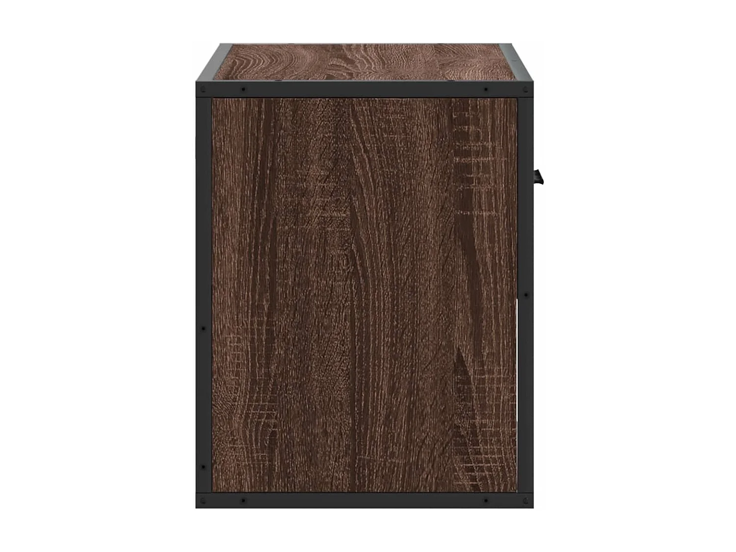 Meuble TV | Banc TV | Armoire TV chêne brun 60x31x39,5 cm bois d'ingénierie et métal