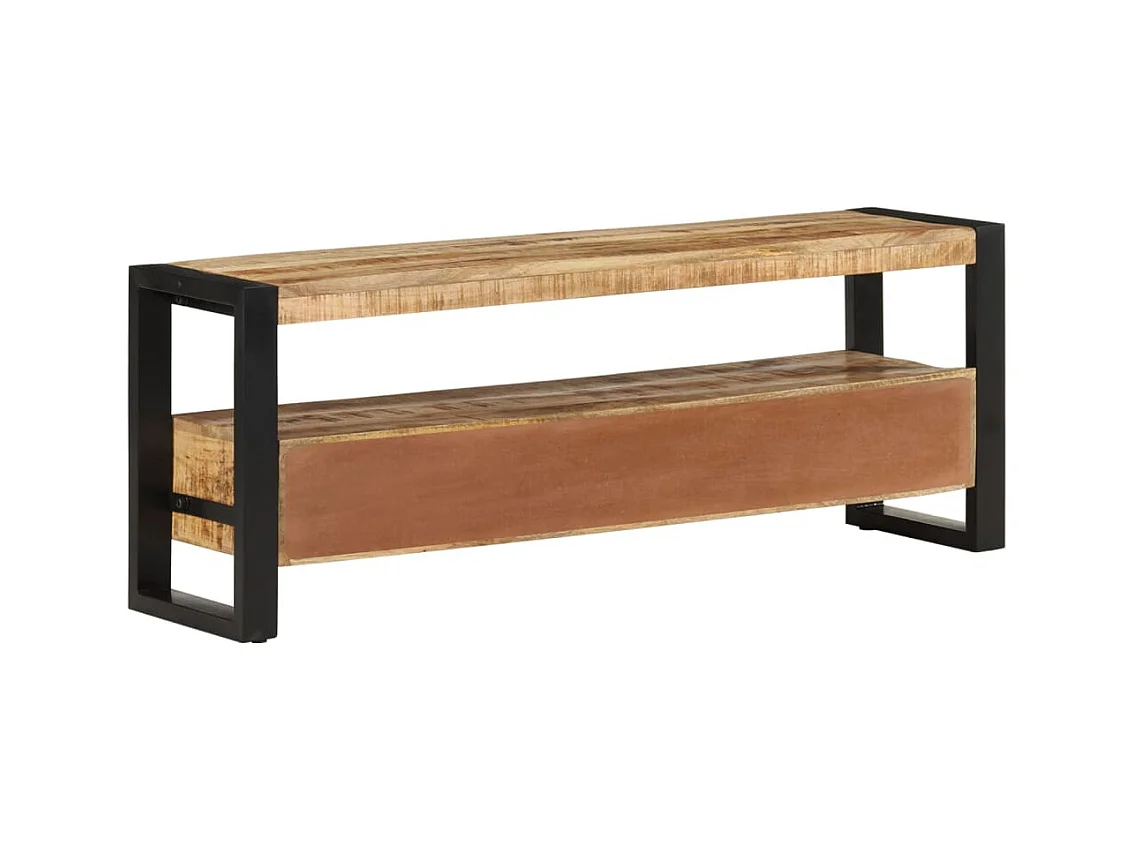Mueble de TV | Mueble de salón madera maciza de mango 120x33x45 cm