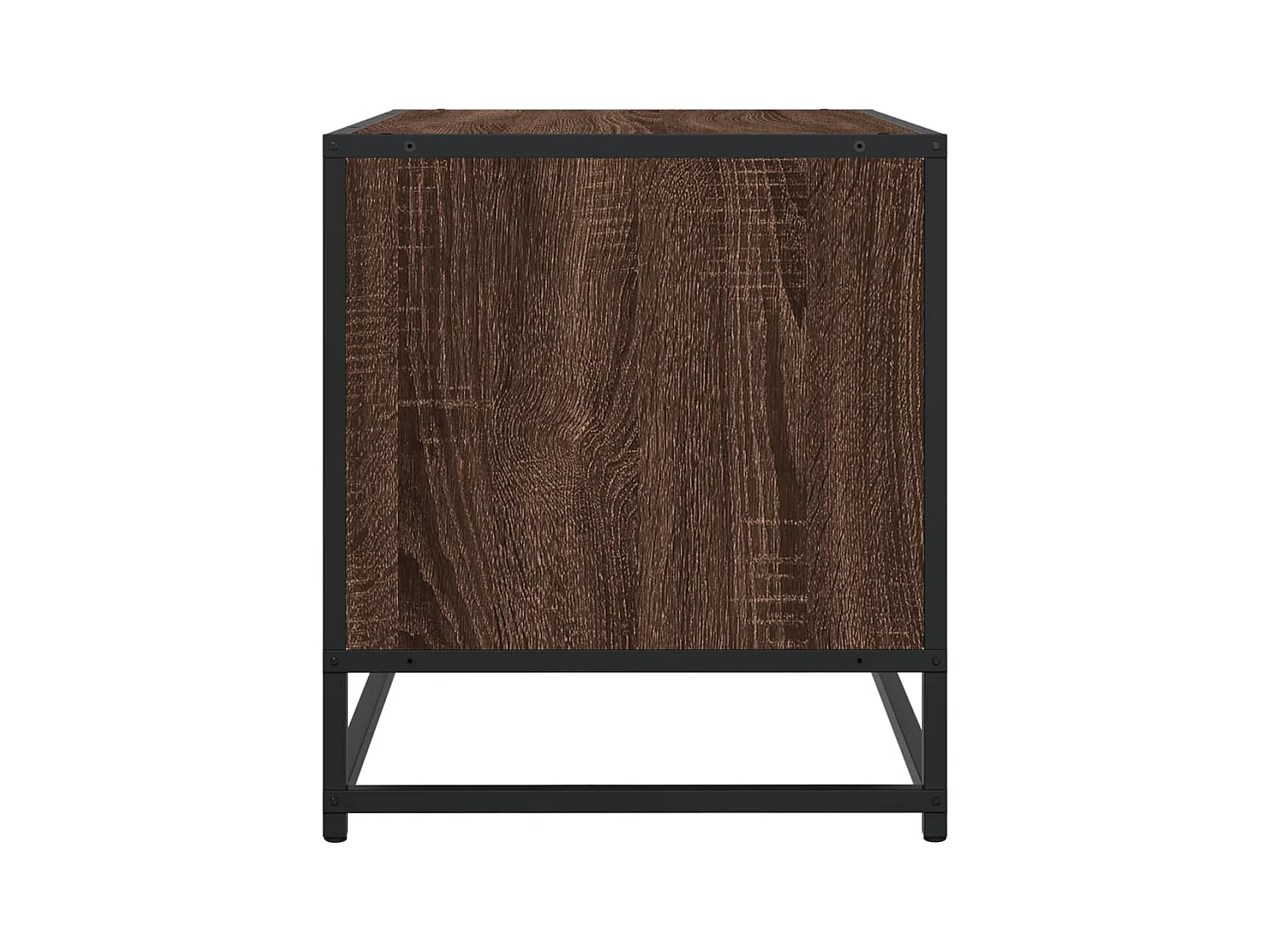 Tv-meubel | Tv-Bank | TV-kast120,5x40x46 cm bewerkt hout metaal bruin eikenkleur