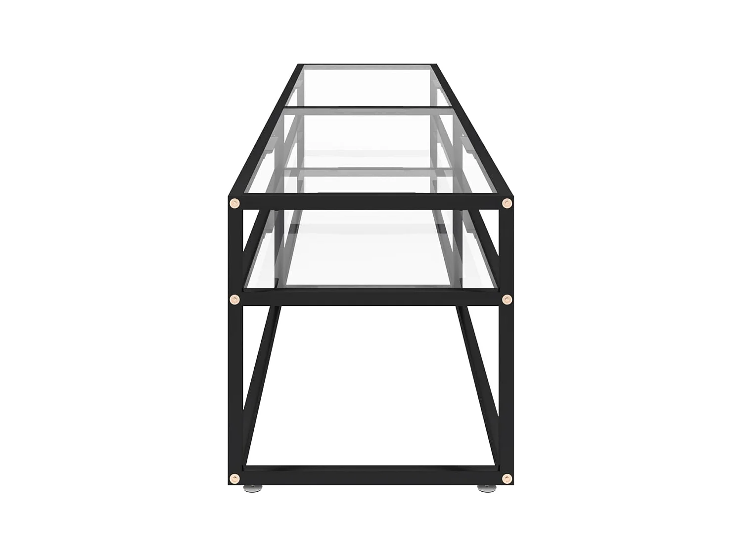 Mueble para TV  | Gabinete de TV |  Mueble de salón vidrio templado transparente 180x40x40,5 cm
