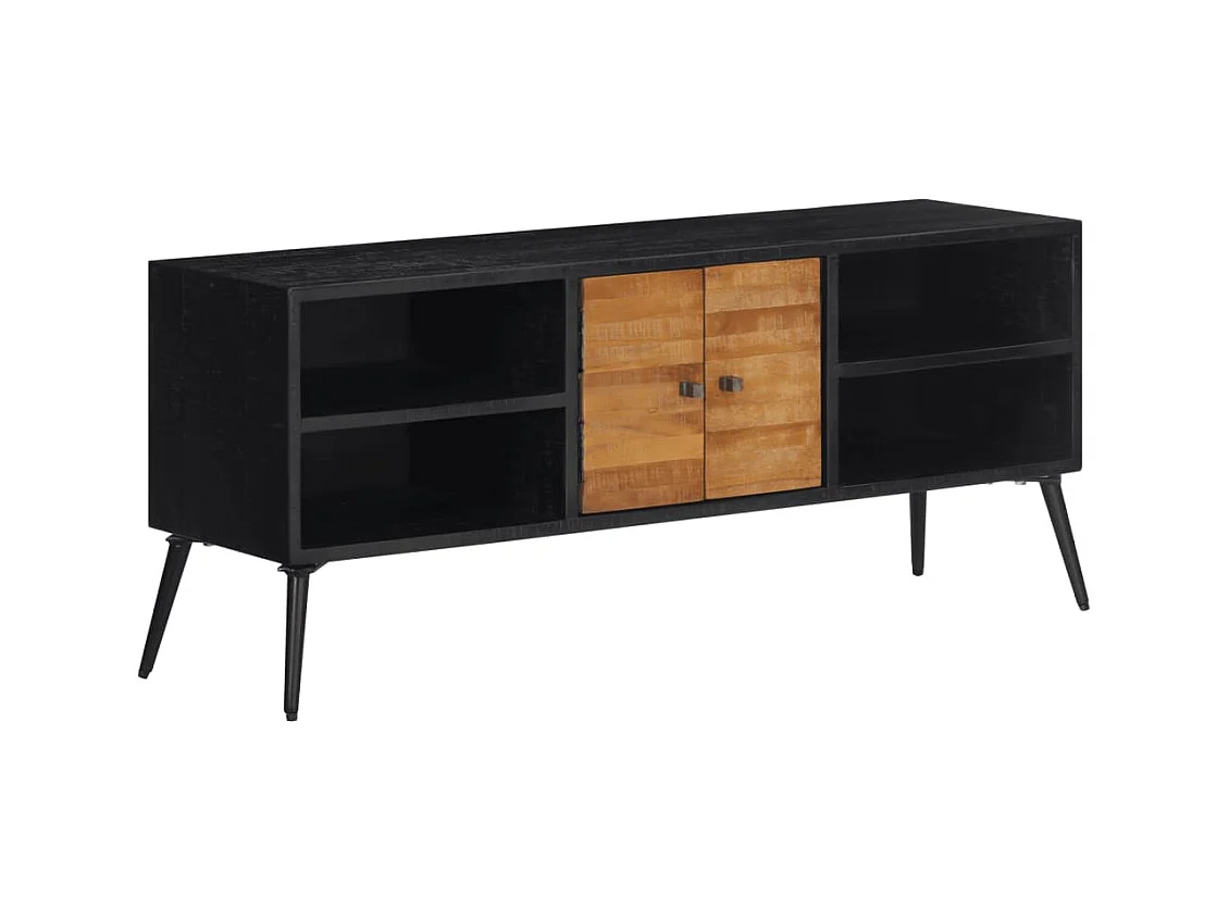 Meuble TV | Banc TV | Armoire TV 112x31x45 cm teck massif récupéré