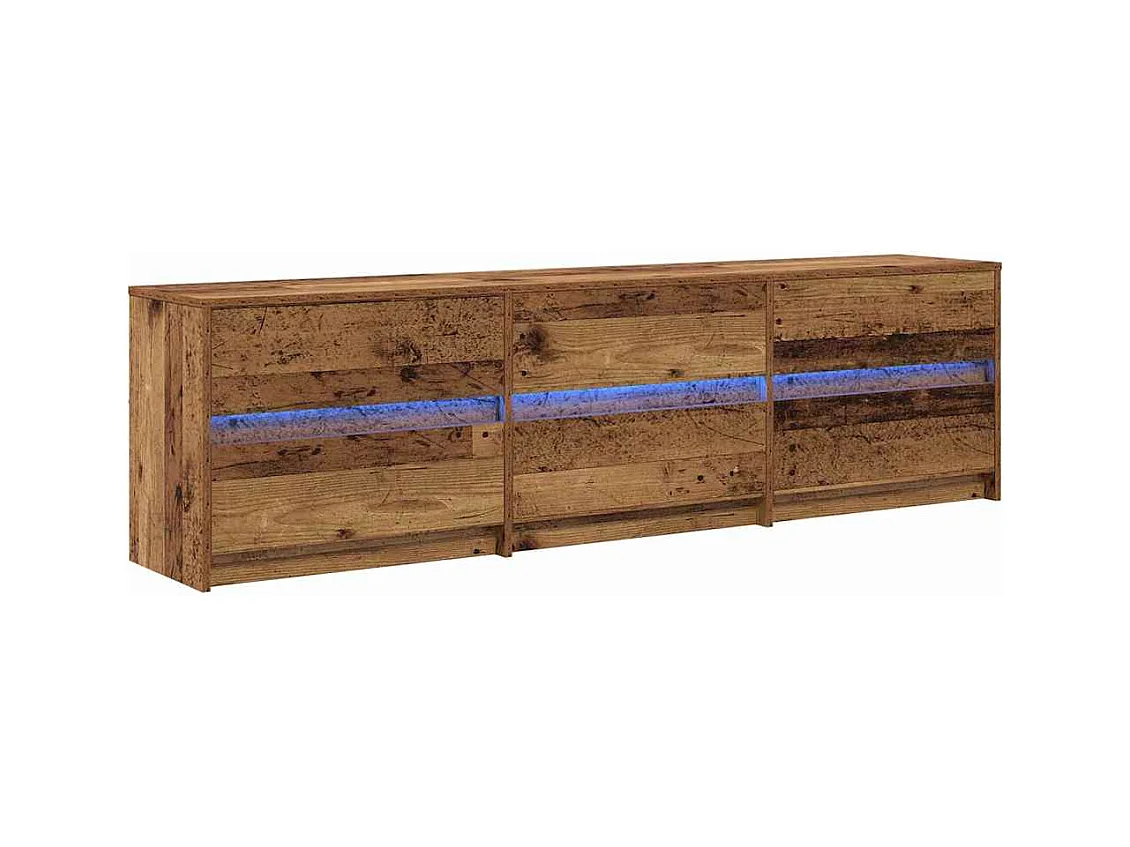 TV-kast | Tv-meubel | Tv-Bank Bruin 180 x 34 x 50 cm Geengineerd hout en Spaanplaat