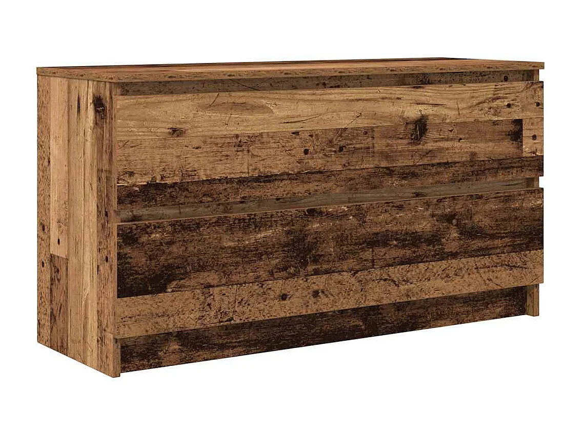 Tv-meubel | Tv-Bank | TV-kast100x35x54 cm bewerkt hout oud houtkleurig