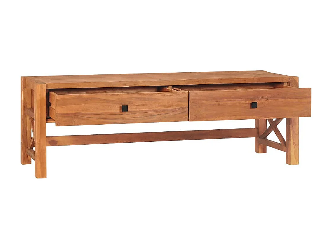 Meuble TV | Banc TV | Armoire TV 140x40x45 cm Bois de teck