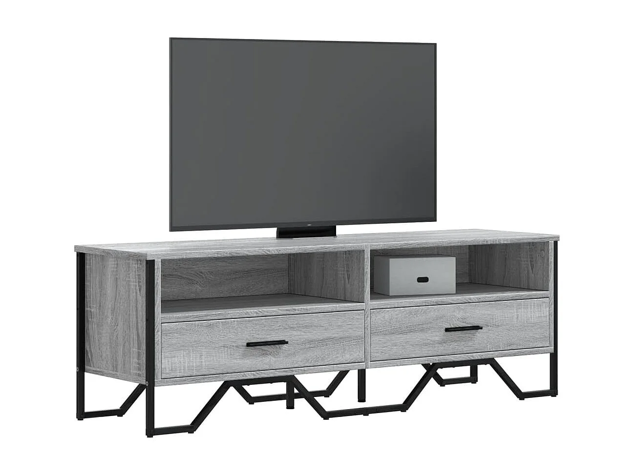 Meuble TV | Banc TV | Armoire TV sonoma gris 122x34x41 cm bois d'ingénierie