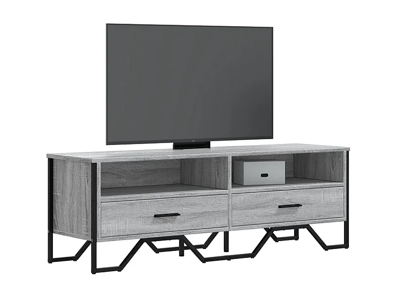 Meuble TV | Banc TV | Armoire TV sonoma gris 122x34x41 cm bois d'ingénierie