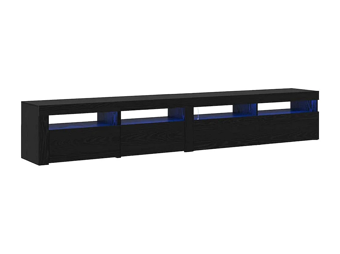 Gabinetes para TV | Muebles TV | Muebles de salón 2 pcs Roble negro 240 x 35 x 40 cm