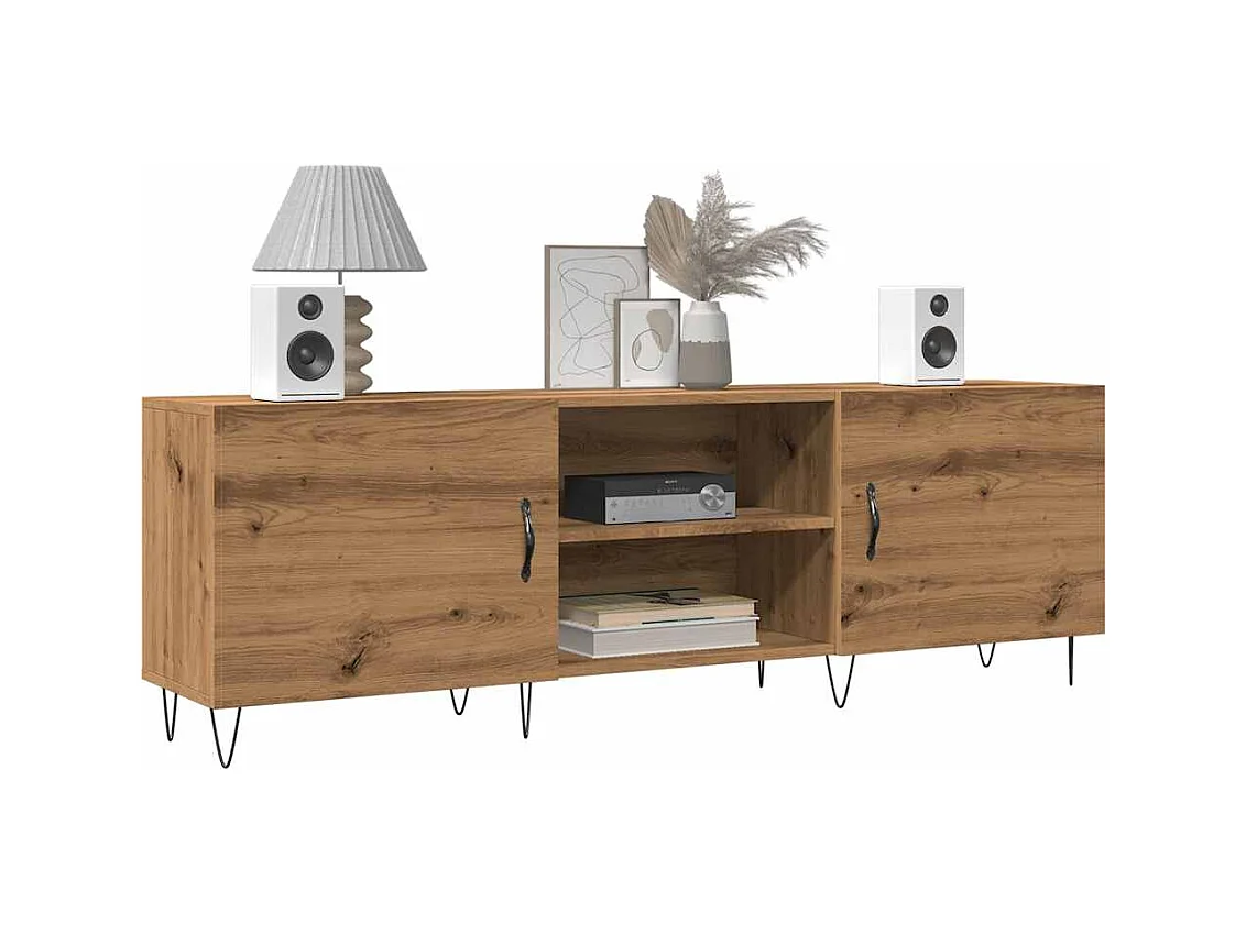 Mueble de TV | Mueble de salón madera de ingeniería roble artisan 150x30x50 cm