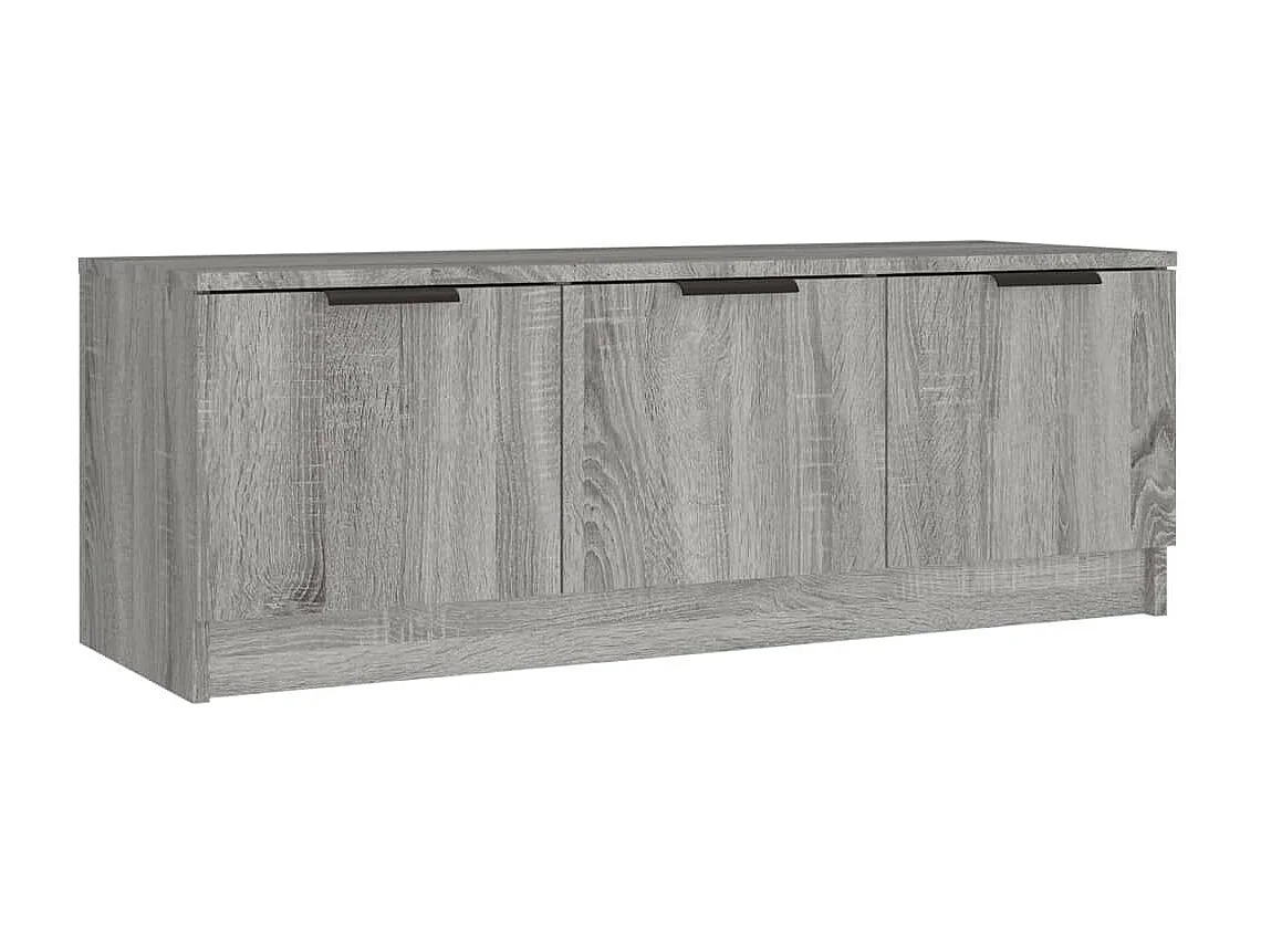 Meuble TV | Banc TV | Armoire TV Sonoma gris 102x35x36,5 cm Bois d'ingénierie