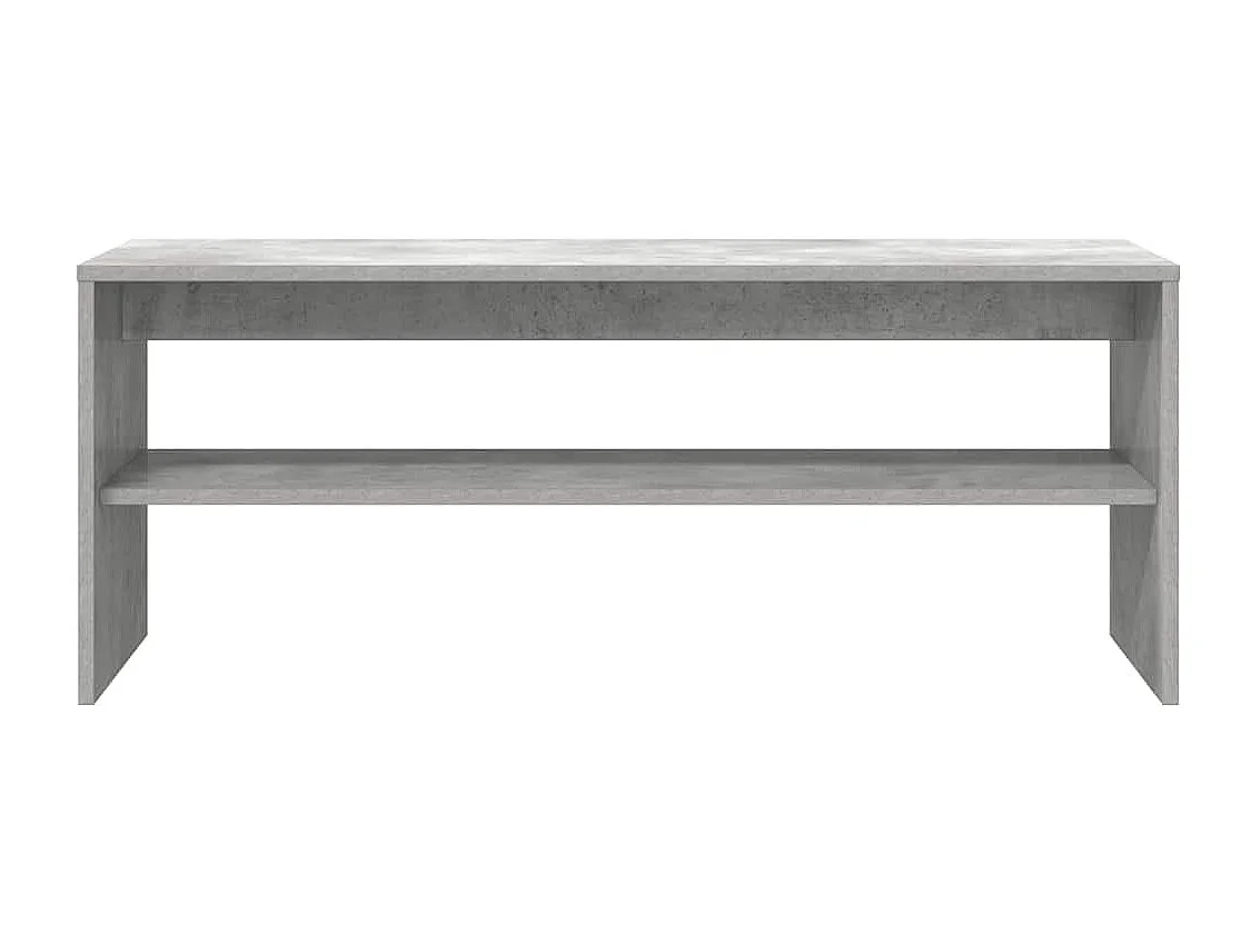 Tv-meubel | Tv-Bank | TV-kast100x40x40 cm bewerkt hout betongrijs