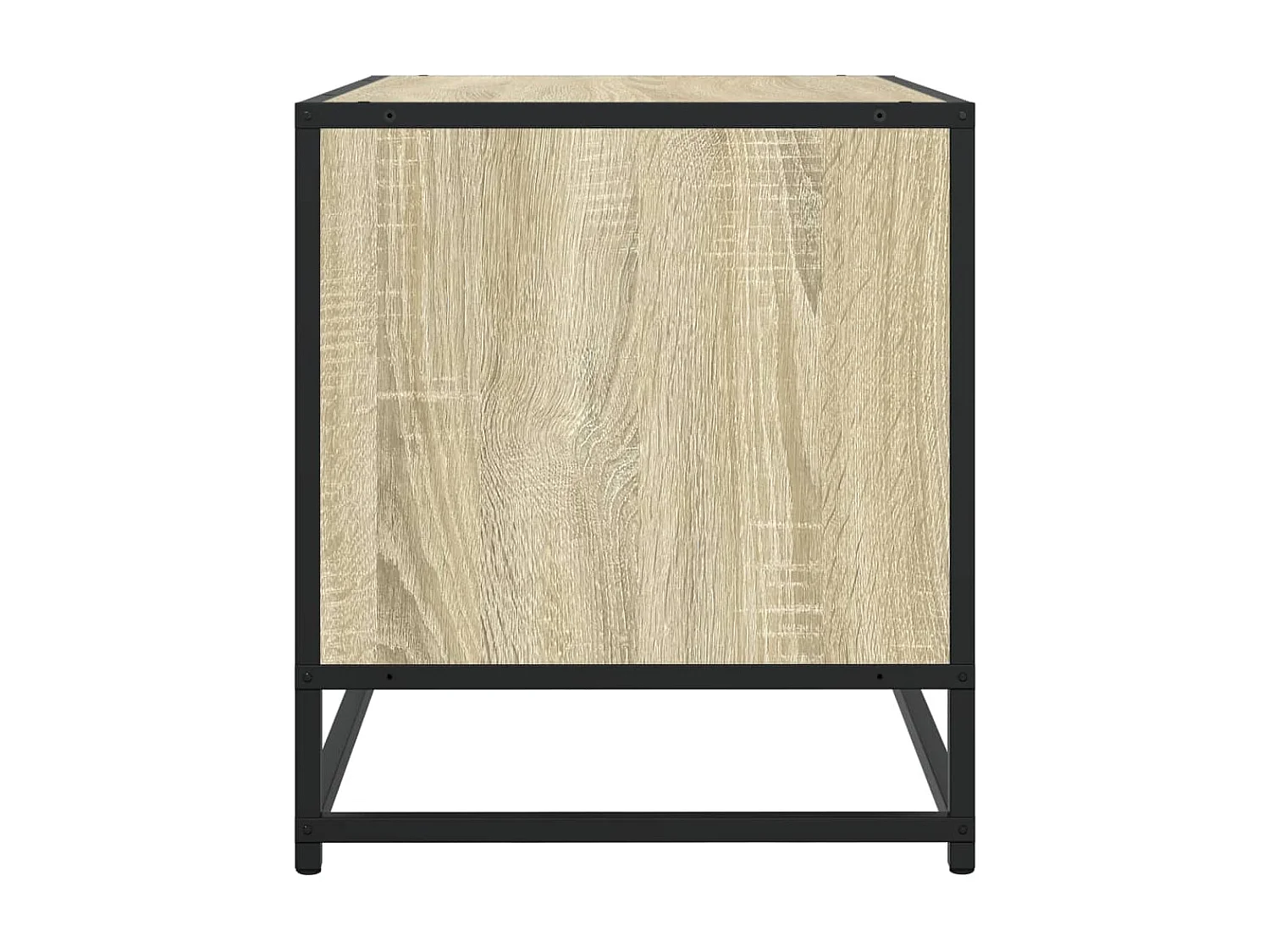 Meuble TV | Banc TV | Armoire TV chêne sonoma 120,5x40x46cm bois d'ingénierie et métal