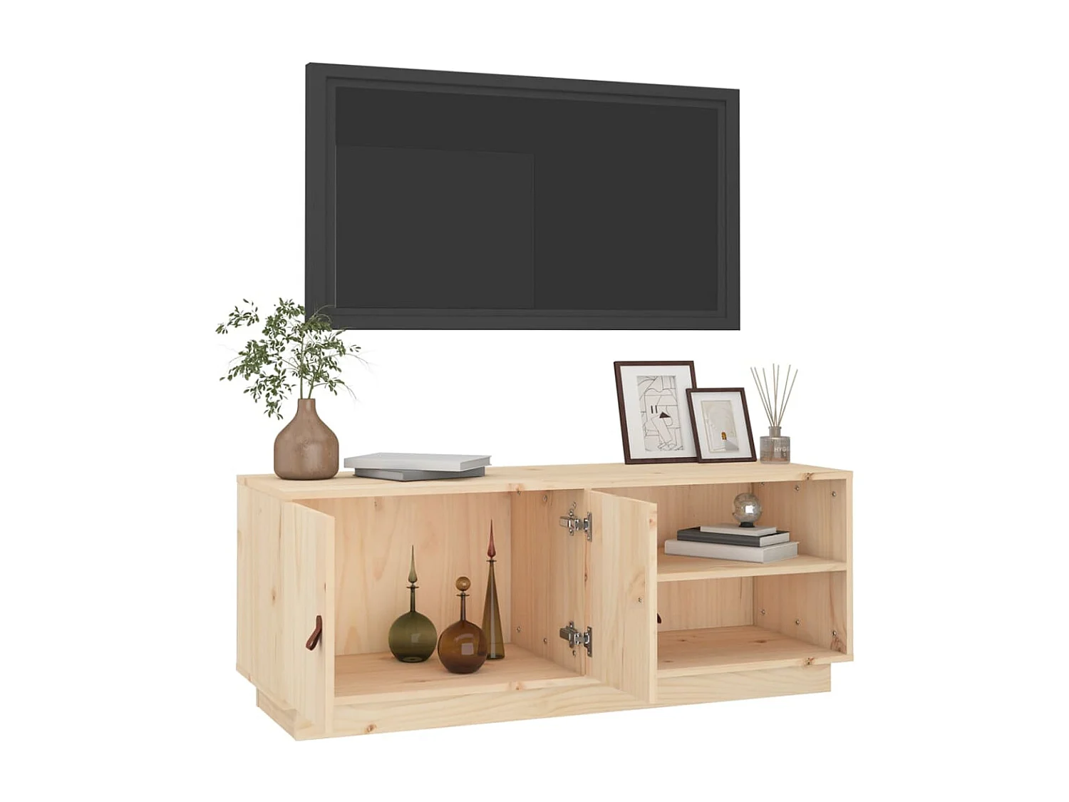 Meuble TV | Banc TV | Armoire TV 105x34x40 cm Bois de pin massif