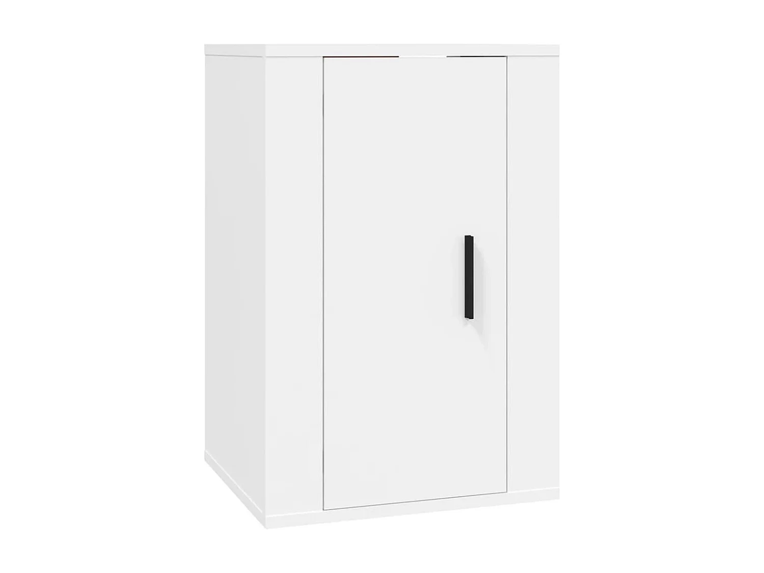 Set de muebles de TV | Gabinetes de TV |  Muebles de salón 3 piezas madera contrachapada blanco