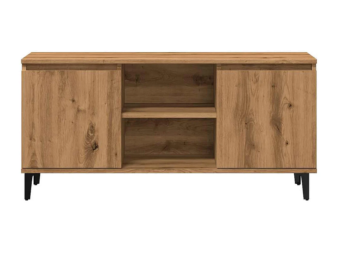 Mueble para TV  | Gabinete de TV |  Mueble de salón madera de ingeniería roble artisan 102x35x50 cm