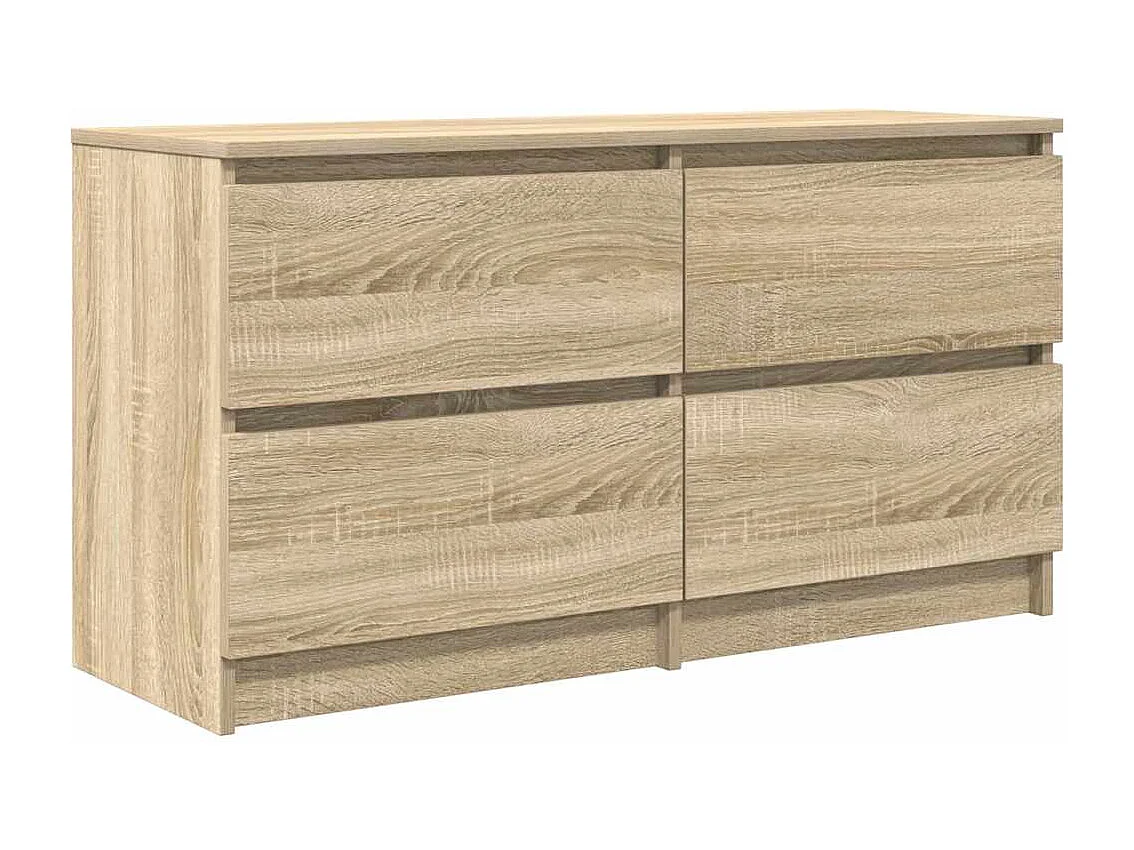 Tv-meubel | Tv-Bank | TV-kast100x35x54 cm bewerkt hout sonoma eikenkleurig