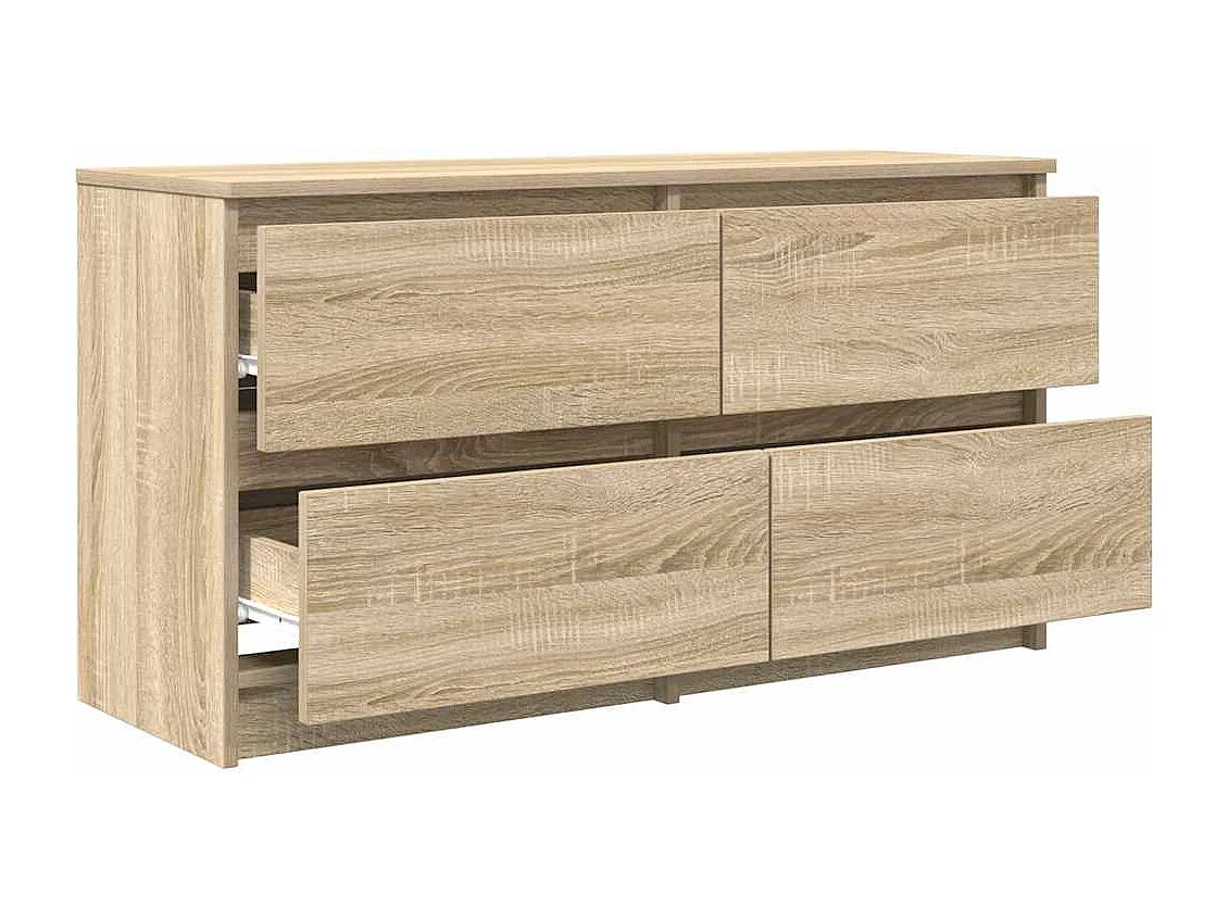 Tv-meubel | Tv-Bank | TV-kast100x35x54 cm bewerkt hout sonoma eikenkleurig