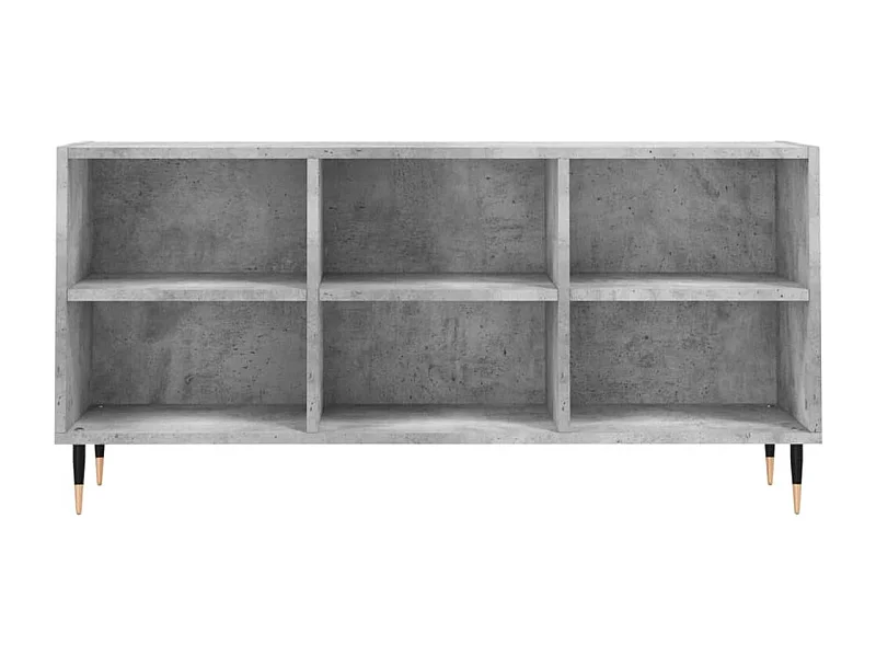 Mueble de TV | Mueble de salón madera de ingeniería gris hormigón 103,5x30x50 cm
