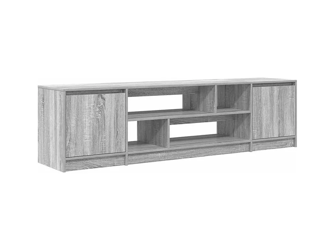 Tv-meubel | Tv-Bank | TV-kast188,5x41x50 cm spaanplaat grijs sonoma
