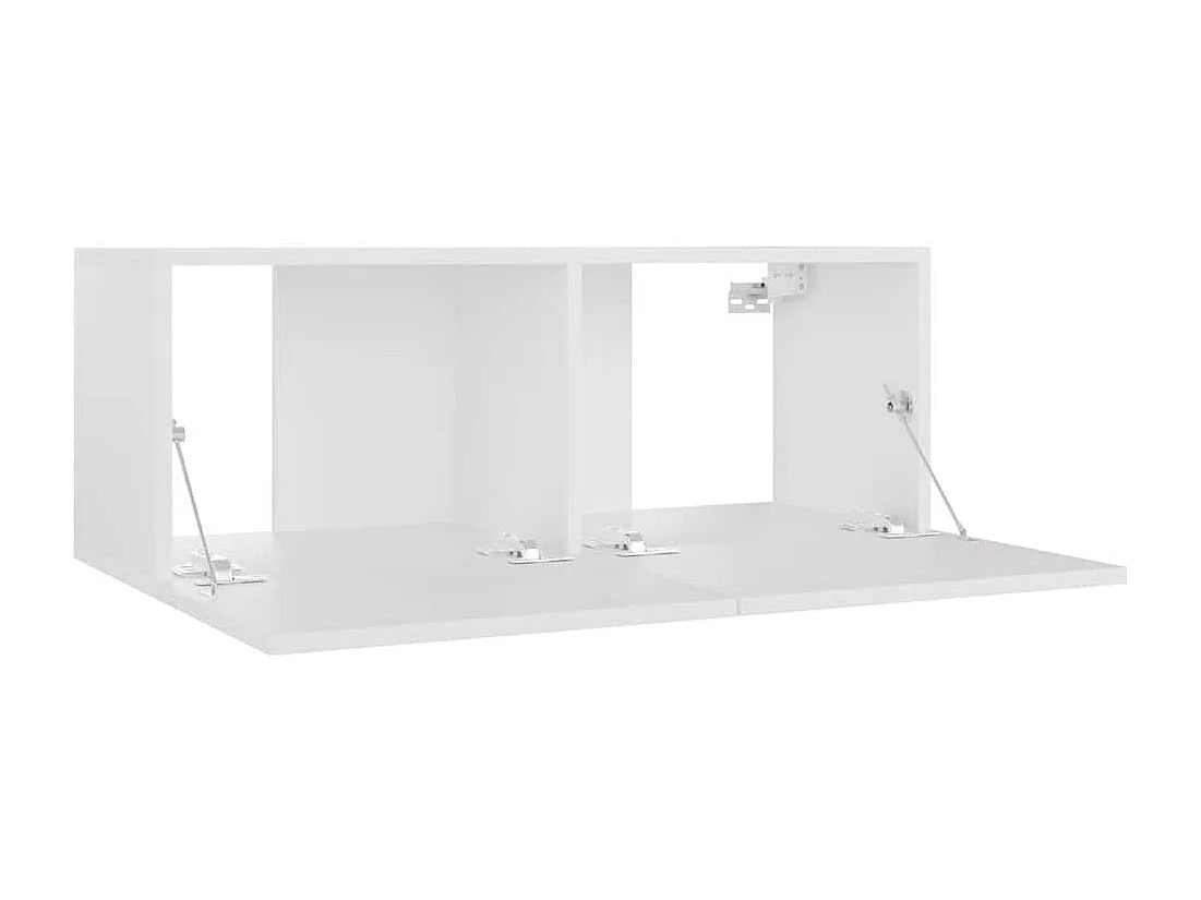 Mueble para TV  | Gabinete de TV |  Mueble de salón madera contrachapada blanco 80x30x30 cm
