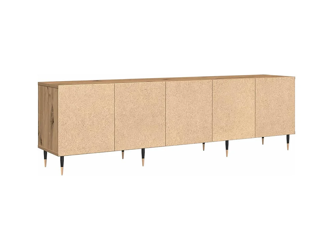 Mobile TV | Armadietto TV rovere artigianale 150 x 30 x 44.5 cm