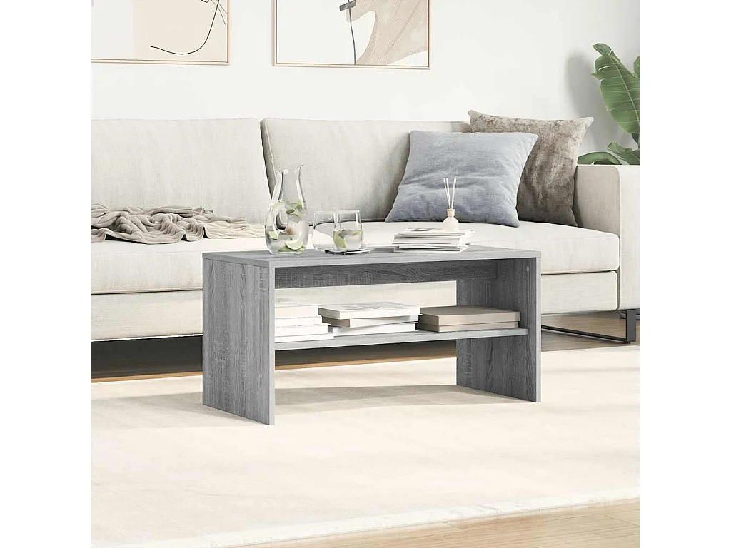 Tv-meubel | Tv-Bank | TV-kast80x40x40 cm bewerkt hout grijs sonoma eikenkleurig
