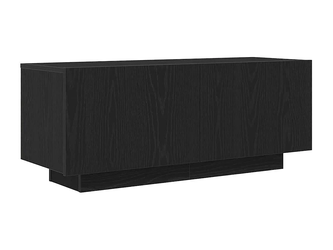 Gabinete de TV | Mueble de TV | Mueble de salón Negro 100 x 35 x 40 cm Madera contrachapada