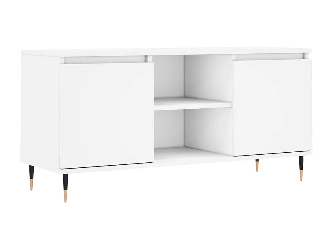 Mueble de TV | Mueble de salón madera de ingeniería blanco 104x35x50 cm