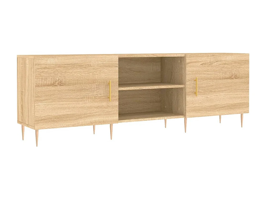 Mueble para TV  | Gabinete de TV |  Mueble de salón madera de ingeniería roble Sonoma 150x30x50 cm