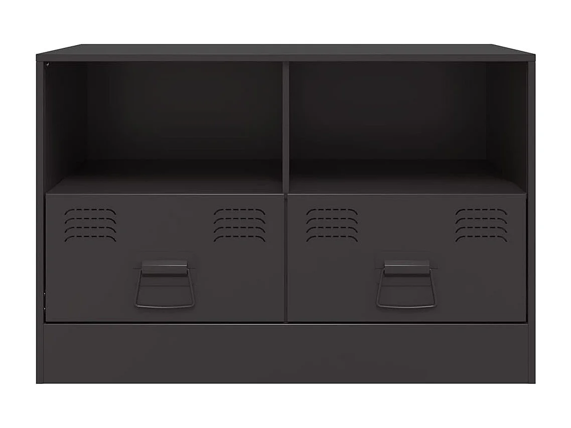 Tv-meubelen | Tv-Banken | TV-kasten 2 st 67x39x44 cm staal zwart