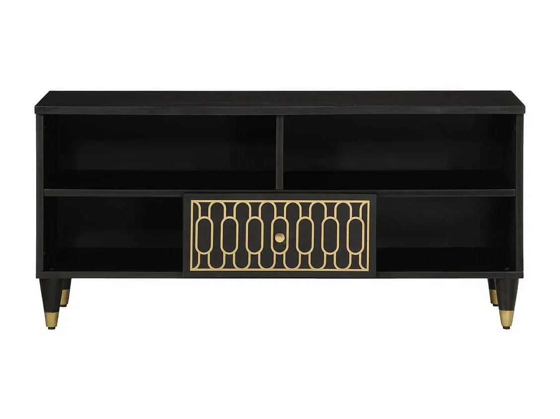 Meuble TV | Banc TV | Armoire TV 100x33x46 cm bois massif de manguier