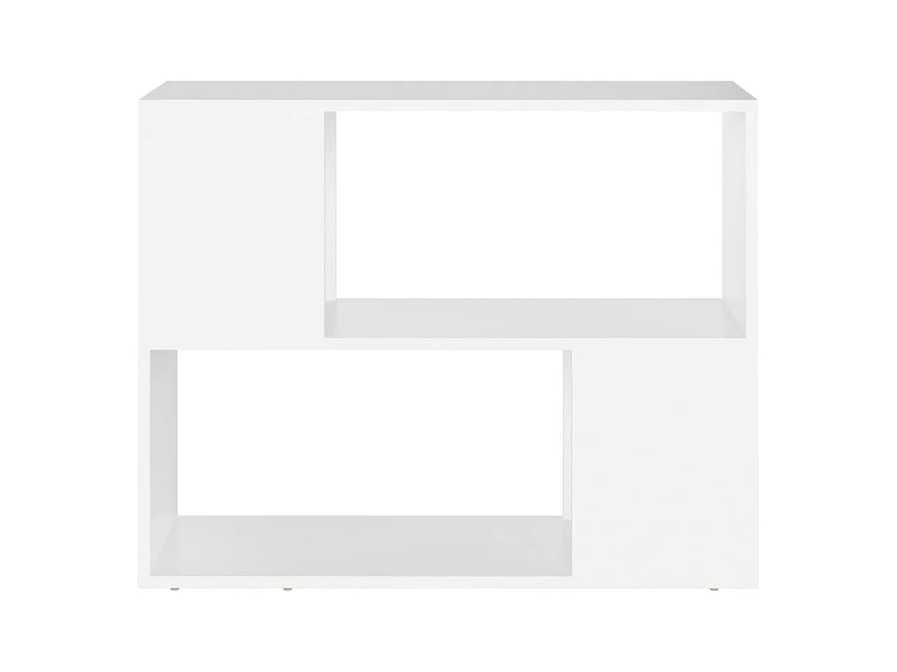 Mueble para TV  | Gabinete de TV |  Mueble de salón madera contrachapada blanco 80x24x63 cm