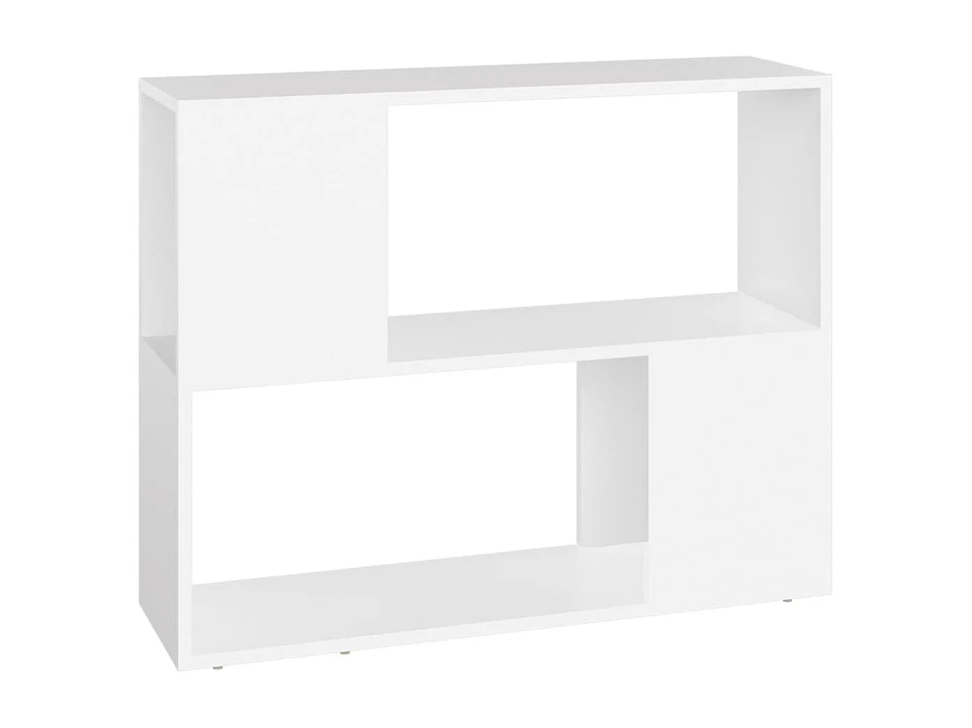 Mueble para TV  | Gabinete de TV |  Mueble de salón madera contrachapada blanco 80x24x63 cm