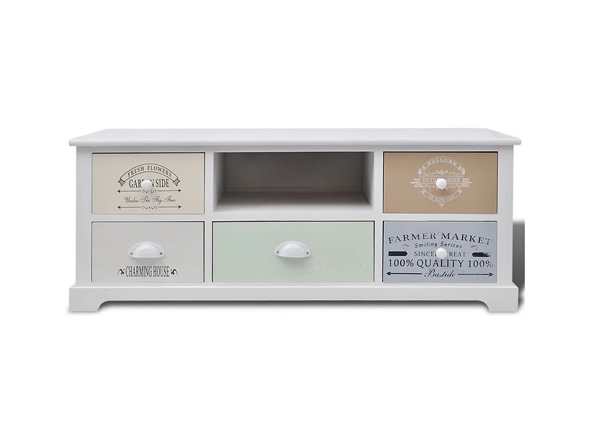 Mueble para TV  | Gabinete de TV |  Mueble de salón de estilo francés madera