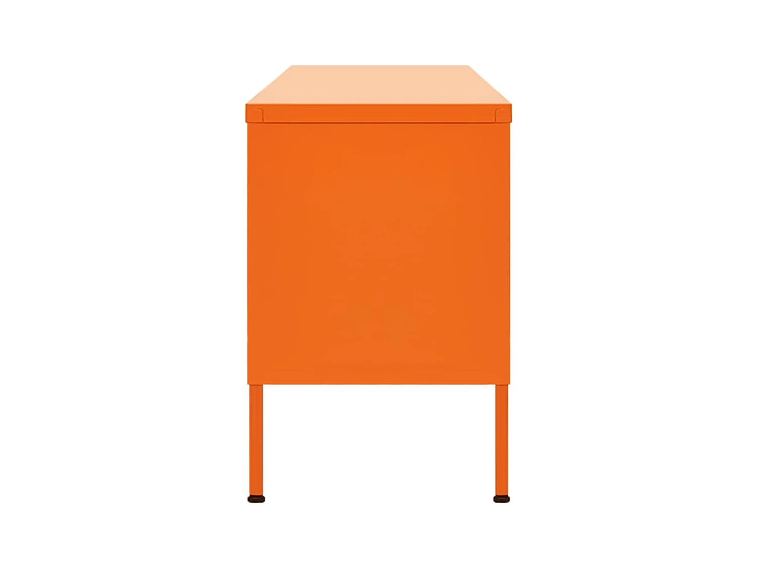 Mueble para TV  | Gabinete de TV |  Mueble de salón de acero naranja 105x35x50 cm