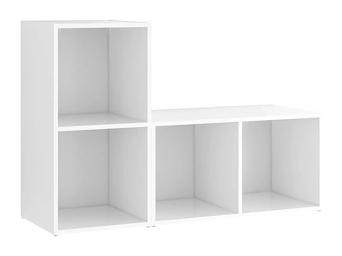Muebles de salón | Gabinetes de TV |  Muebles de TV 2 pzas madera ingeniería blanco 72x35x36,5 cm