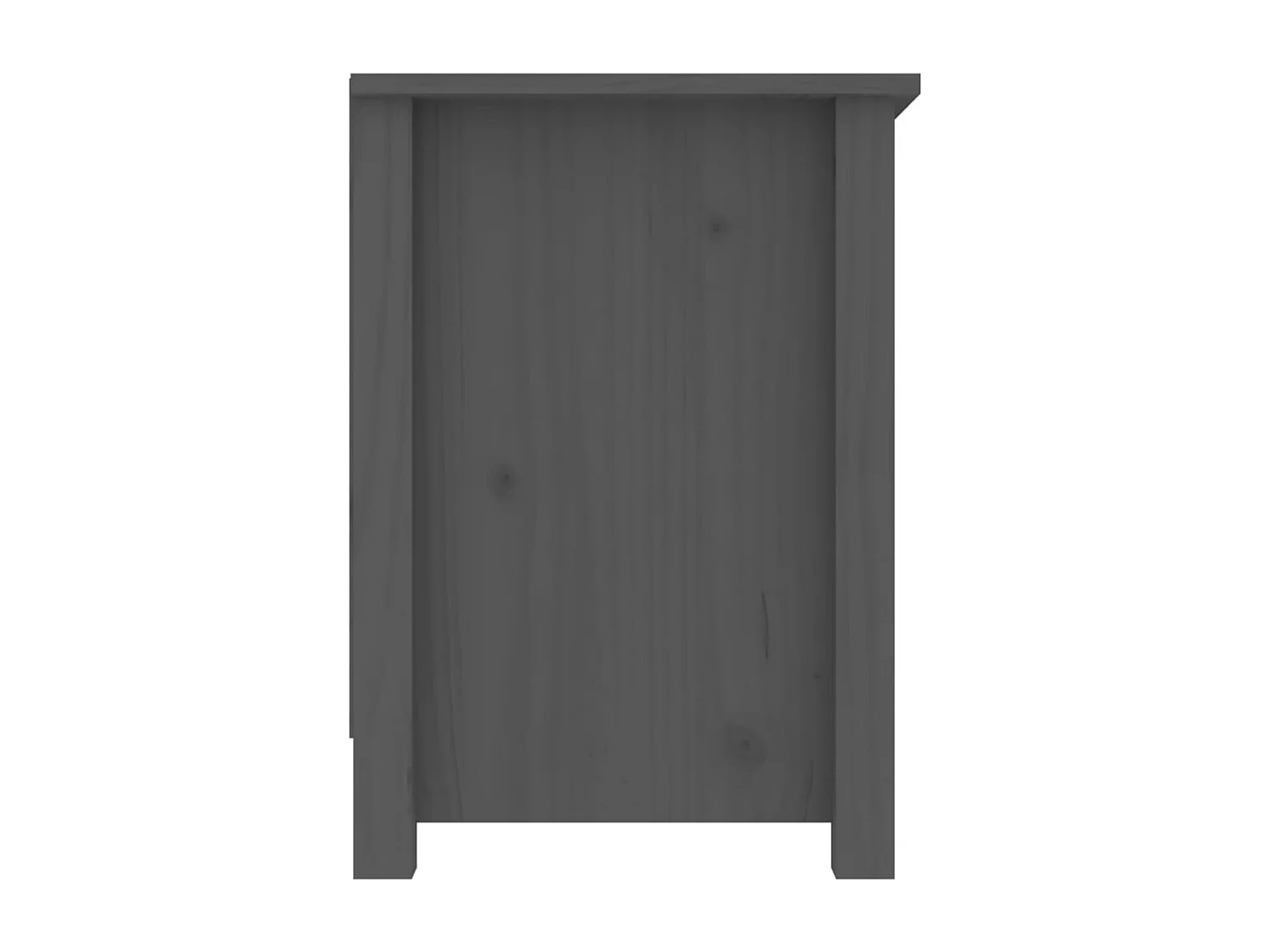 Meuble TV | Banc TV | Armoire TV Gris 103x36,5x52 cm Bois de pin massif