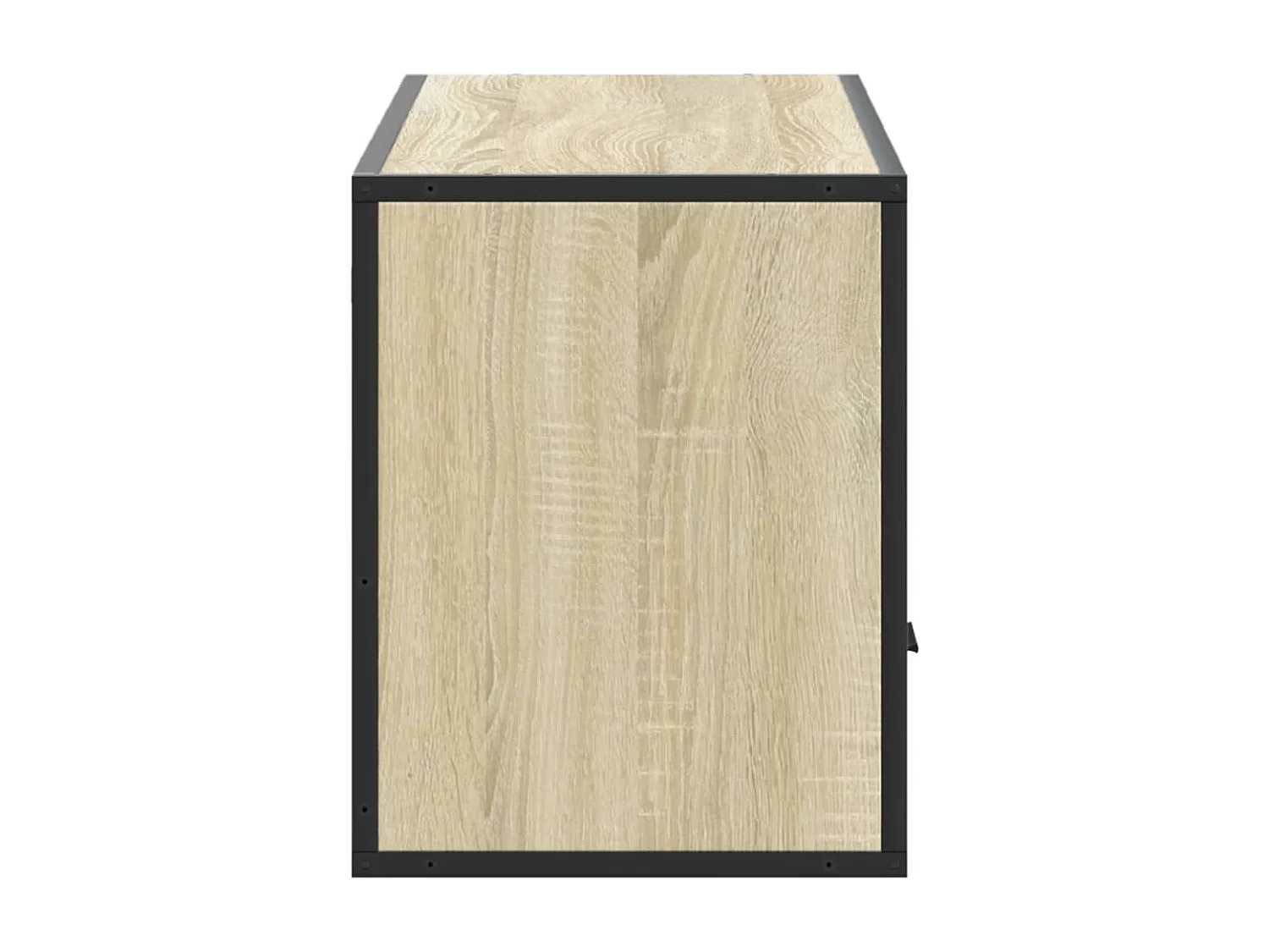 Tv-meubel | Tv-Bank | TV-kast100x31x39,5cm bewerkt hout metaal sonoma eikenkleurig