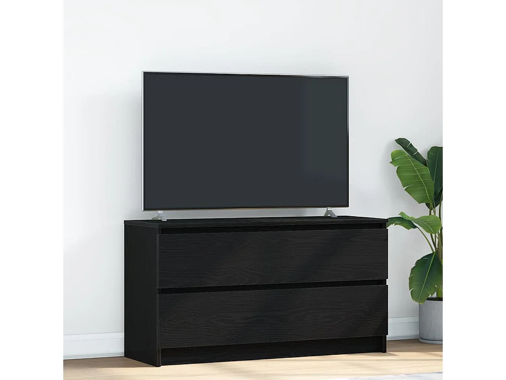 Meuble TV | Banc TV | Armoire TV noir 100x35x54 cm bois d'ingénierie