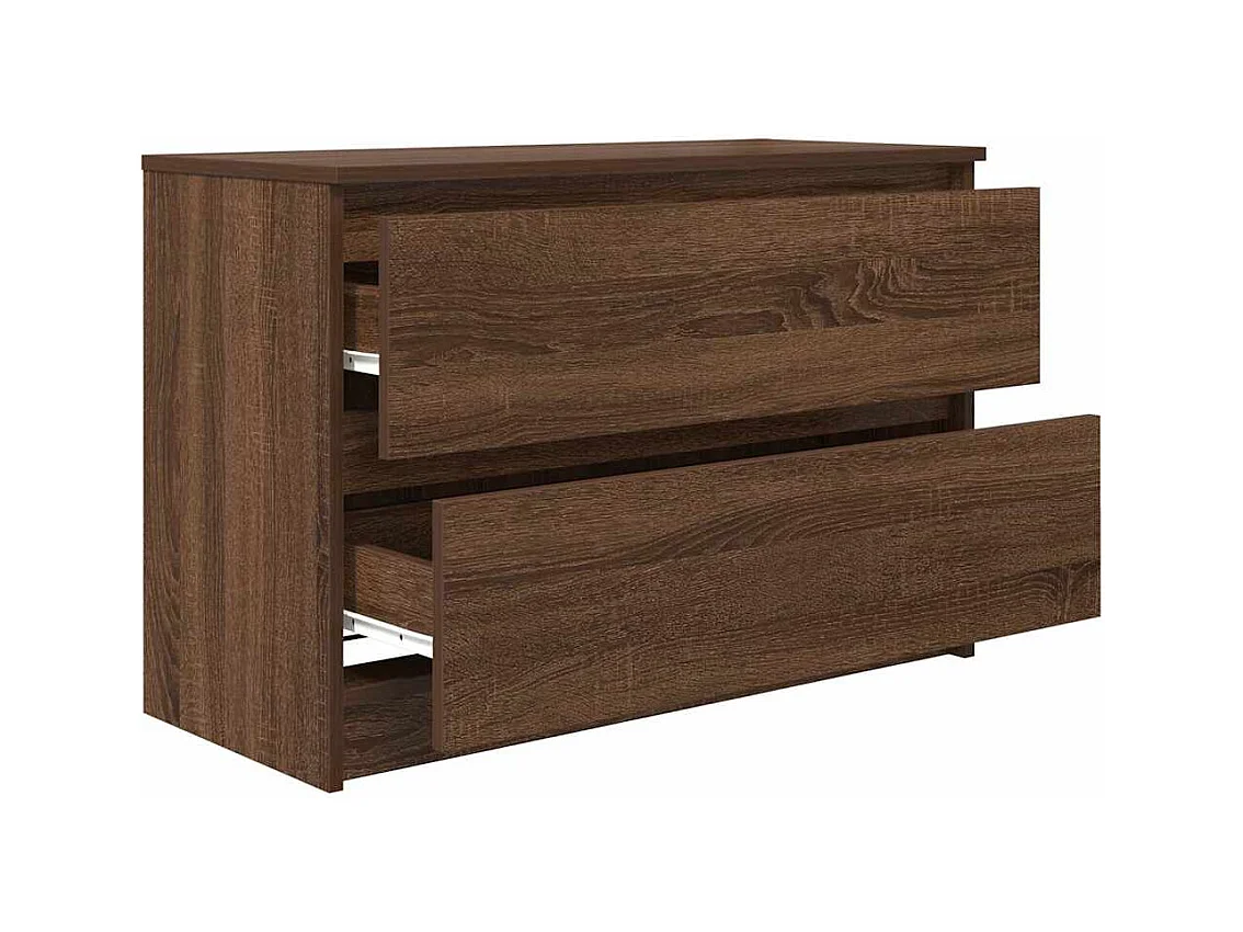 Mueble de TV | Mueble de salón marrón roble 80x35x54 cm madera de ingeniería