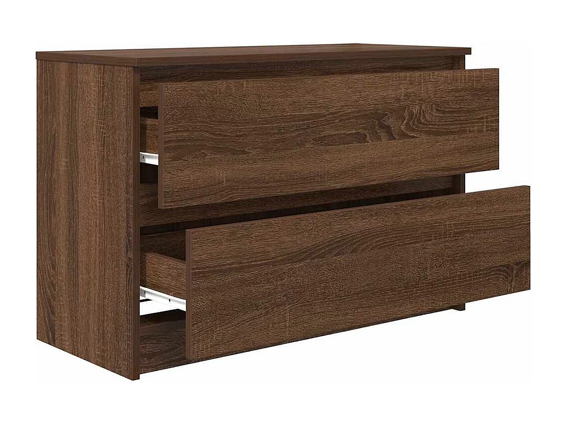 Meuble TV | Banc TV | Armoire TV chêne marron 80x35x54 cm bois d'ingénierie