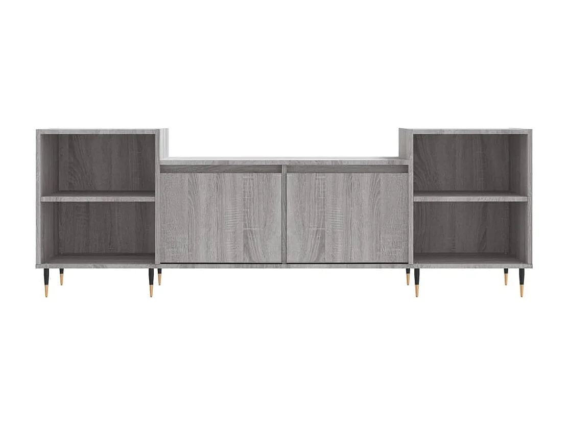 Meuble TV | Banc TV | Armoire TV Sonoma gris 160x35x55 cm Bois d'ingénierie