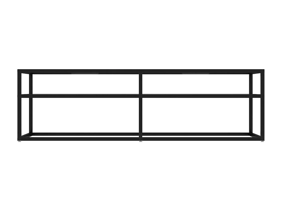 Meuble TV | Banc TV | Armoire TV Transparent 140x40x40,5 cm Verre trempé